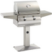 Fire Magic Choice Multi-User CM430S 24-Inch Propane Gas Grill With Analog Thermometer On Patio Post - CM430S-RT1P-P6 Fire Magic