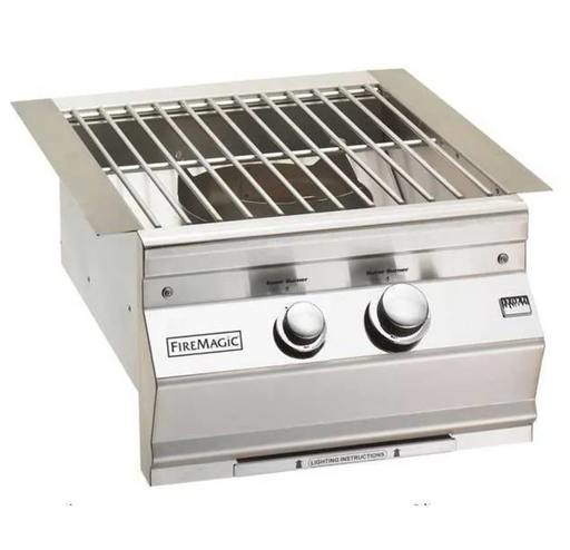 Fire Magic Classic Built-In Natural Gas Power Burner W/ Stainless Steel Grid - 19-KB1N-0 - Fire Magic Grills Fire Magic