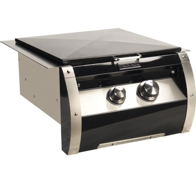 Fire Magic Echelon Black Diamond Built-In Natural Gas Power Burner W/ Porcelain Coated Cast Iron Grid - 19-H5B2N-0 - Fire Magic Grills Fire Magic