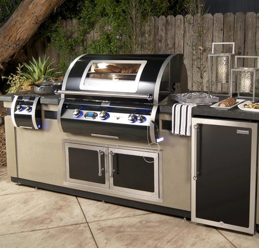 Fire Magic Echelon Black Diamond H790I 36-Inch Built-In Natural Gas Grill W/ Magic View Window, Rotisserie, & Digital Thermometer - H790I-8E1N-W - Fire Magic Grills Fire Magic