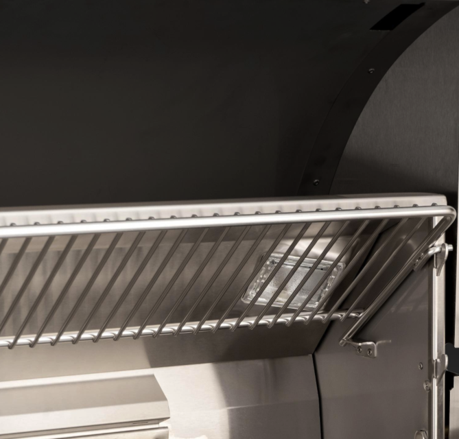 Fire Magic Echelon Black Diamond H790I 36-Inch Built-In Natural Gas Grill W/ One Infrared Burner, Magic View Window, Rotisserie, & Digital Thermometer - H790I-8L1N-W - Fire Magic Grills Fire Magic