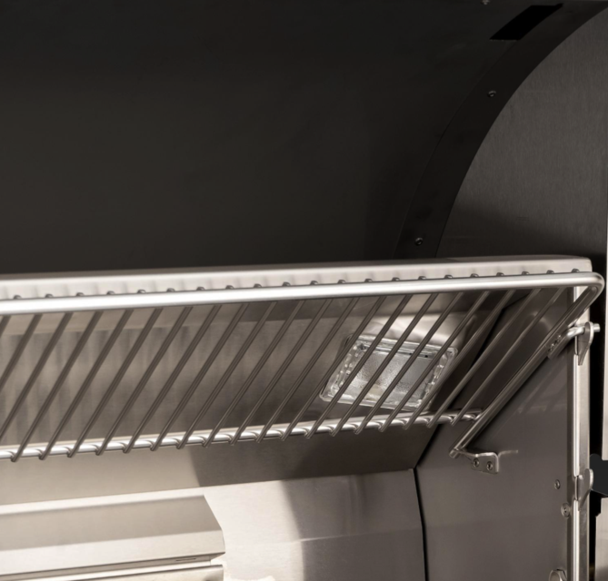 Fire Magic Echelon Black Diamond H790I 36-Inch Built-In Propane Gas Grill W/ Magic View Window, Rotisserie, & Digital Thermometer - H790I-8E1P-W - Fire Magic Grills