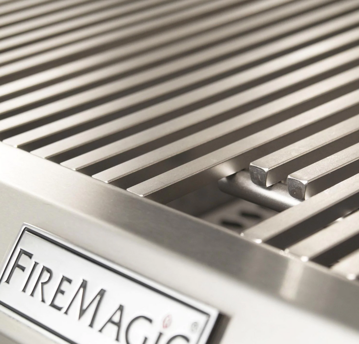 Fire Magic Echelon Black Diamond H790I 36-Inch Built-In Propane Gas Grill W/ One Infrared Burner, Magic View Window, Rotisserie, & Digital Thermometer - H790I-8L1P-W - Fire Magic Grills Fire Magic