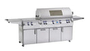 Fire Magic Echelon Diamond 48" Freestanding Grill with Rotisserie, Infrared Burner, Power Burner and Digital Thermometer, Natural Gas - E1060S-8L1N-51 Fire Magic