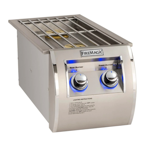 Fire Magic Echelon Diamond Built-In Natural Gas Double Side Burner - 32815 Fire Magic