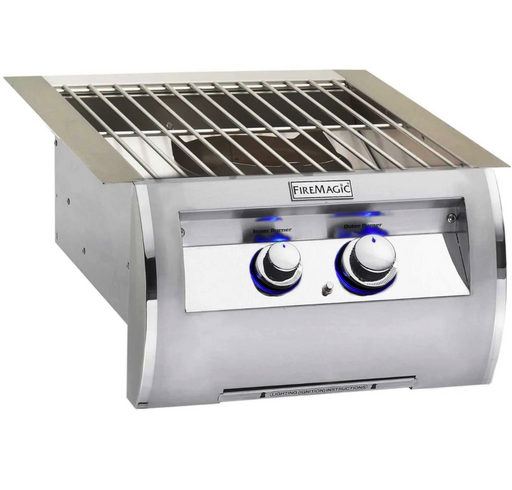 Fire Magic Echelon Diamond Built-In Natural Gas Power Burner With Stainless Steel Grid - 19-5B1N-0 Fire Magic