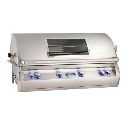 Fire Magic Echelon Diamond E1060I 48-Inch Built-In Natural Gas Grill W/ One Infrared Burner, Magic View Window, Rotisserie, & Digital Thermometer - E1060I-8L1N-W - Fire Magic Grills Fire Magic