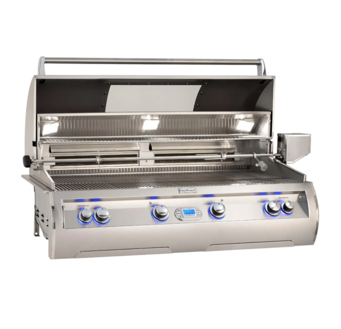Fire Magic Echelon Diamond E1060I 48-Inch Built-In Natural Gas Grill W/ One Infrared Burner, Magic View Window, Rotisserie, & Digital Thermometer - E1060I-8L1N-W - Fire Magic Grills Fire Magic