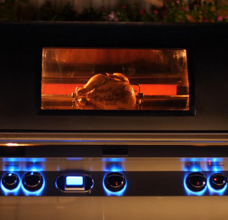 Fire Magic Echelon Diamond E1060I 48-Inch Built-In Natural Gas Grill W/ One Infrared Burner, Magic View Window, Rotisserie, & Digital Thermometer - E1060I-8L1N-W - Fire Magic Grills Fire Magic