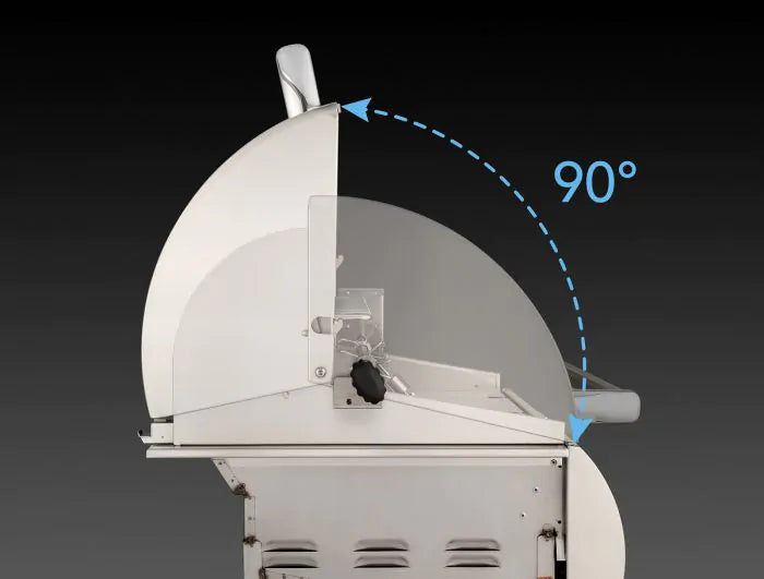 Fire Magic Echelon Diamond E1060s 48" A Series Freestanding Gas Grill With Rotisserie, Infrared Burner, Power Burner, Analog Thermometer & Magic View Window, Propane - E1060S-8LAP-51-W Fire Magic