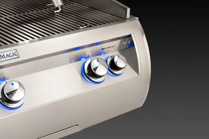 Fire Magic Echelon Diamond E1060s 48" A Series Freestanding Gas Grill With Rotisserie, Infrared Burner, Power Burner, Analog Thermometer & Magic View Window, Propane - E1060S-8LAP-51-W Fire Magic