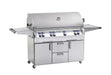 Fire Magic Echelon Diamond E1060s 48" A Series Freestanding Gas Grill With Rotisserie, Infrared Burner, Single Side Burner & Analog Thermometer, Propane - E1060S-8LAP-62 Fire Magic