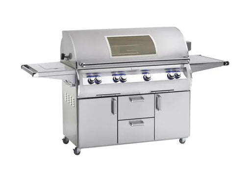 Fire Magic Echelon Diamond E1060s 48" A Series Freestanding Gas Grill With Rotisserie, Single Side Burner, Analog Thermometer & Magic View Window, Propane - E1060S-8EAP-62-W Fire Magic