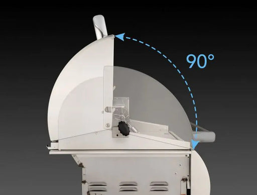 Fire Magic Echelon Diamond E1060s 48" A Series Freestanding Gas Grill With Rotisserie, Single Side Burner, Analog Thermometer & Magic View Window, Propane - E1060S-8EAP-62-W Fire Magic