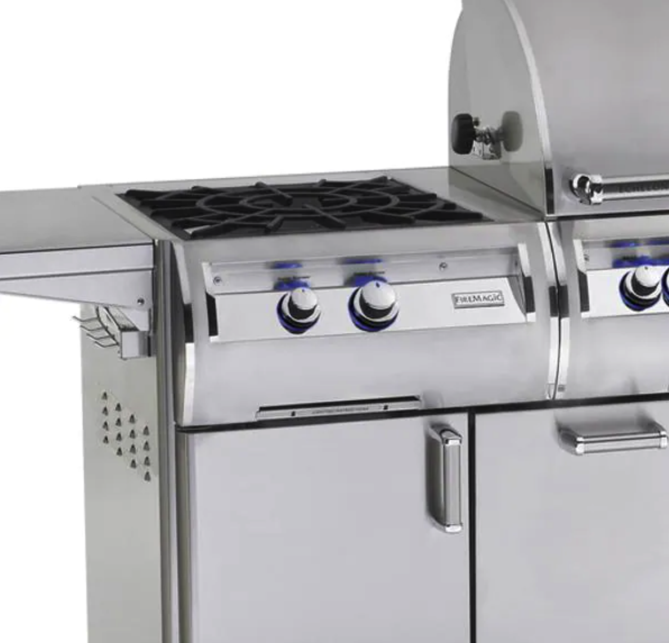 Fire Magic Echelon Diamond E1060S 48-Inch Propane Gas Grill W/ Power Burner, One Infrared Burner, Magic View Window, Rotisserie, & Digital Thermometer - E1060S-8L1P-51-W Fire Magic
