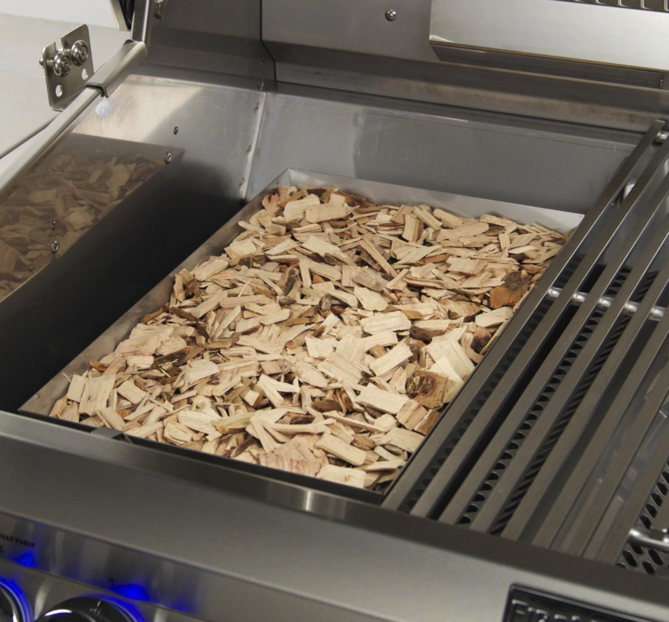 Fire Magic Echelon Diamond E660I 30-Inch Built-In Natural Gas Grill W/ One Infrared Burner, Rotisserie, & Digital Thermometer - E660I-8L1N - Fire Magic Grills Fire Magic