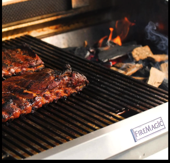Fire Magic Echelon Diamond E660I 30-Inch Built-In Propane Gas Grill W/ Magic View Window, Rotisserie, & Digital Thermometer - E660I-8E1P-W - Fire Magic Grills Fire Magic