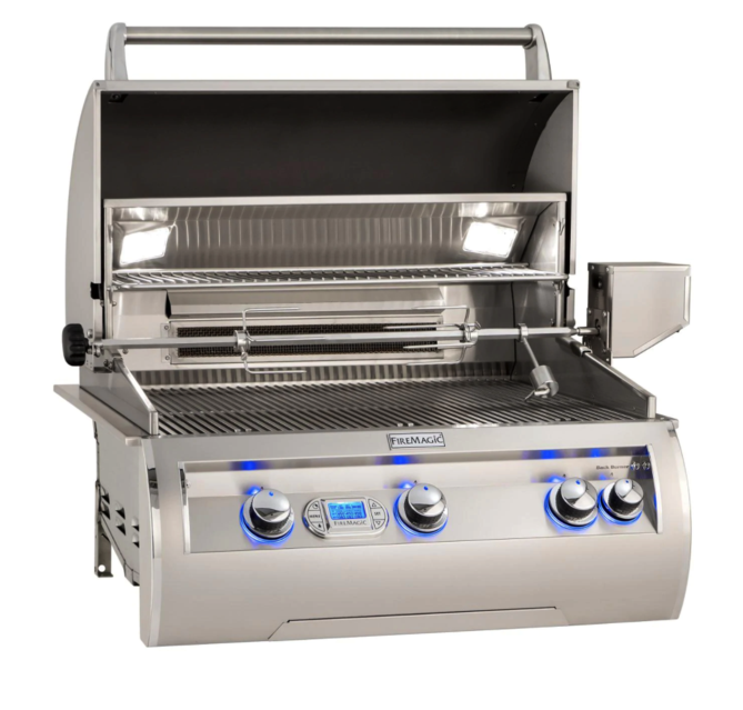 Fire Magic Echelon Diamond E660I 30-Inch Built-In Propane Gas Grill With Rotisserie and Digital Thermometer - E660I-8E1P - Fire Magic Grills Fire Magic