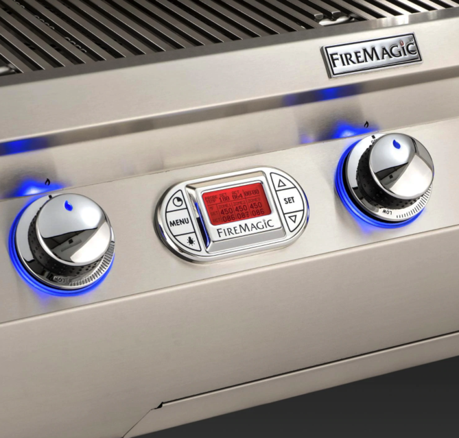 Fire Magic Echelon Diamond E660I 30-Inch Built-In Propane Gas Grill With Rotisserie and Digital Thermometer - E660I-8E1P - Fire Magic Grills Fire Magic