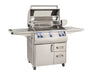 Fire Magic Echelon Diamond E660s 30" A Series Freestanding Gas Grill With Rotisserie, Infrared Burner, Single Side Burner, Analog Thermometer & Magic View Window, Natural Gas - E660s-8LAN-62-W Fire Magic