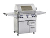 Fire Magic Grills Echelon Diamond E660s 30" A Series Freestanding Gas Grill With Rotisserie, Single Side Burner, Analog Thermometer, Propane - E660S-8EAP-62-W Fire Magic