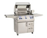 Fire Magic Grills Echelon Diamond E660s 30" A Series Freestanding Gas Grill With Rotisserie, Single Side Burner, Analog Thermometer, Propane - E660S-8EAP-62-W Fire Magic