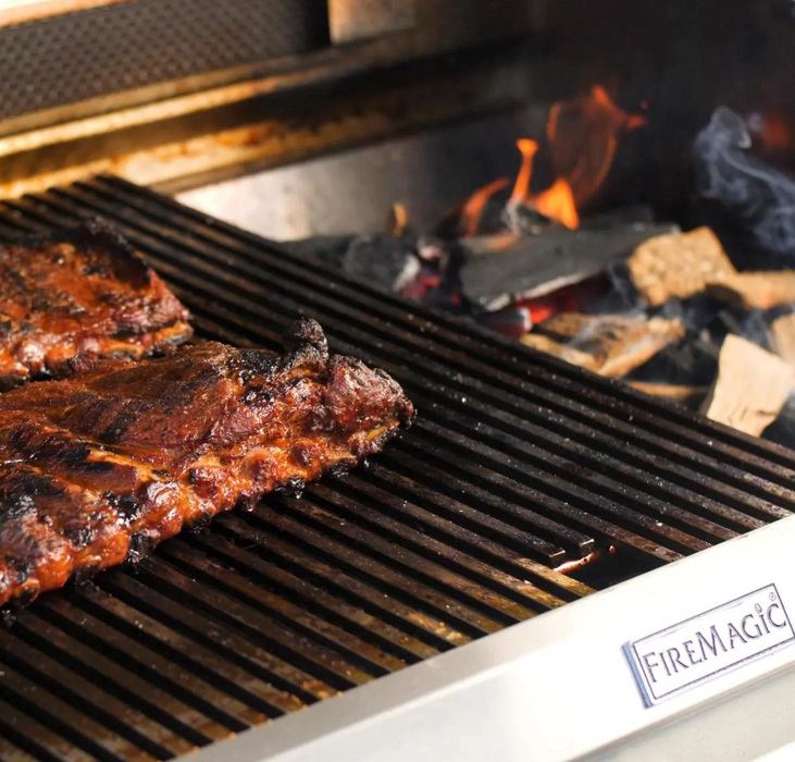 Fire Magic Echelon Diamond E660S 30-Inch Natural Gas Grill W/ Side Burner, Rotisserie, & Digital Thermometer Fire Magic Grills - E660S-8E1N-62 Fire Magic