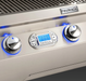 Fire Magic Grills Echelon Diamond E660S 30-Inch Propane Gas Grill W/ One Infrared Burner, Side Burner, Magic View Window, Rotisserie, & Digital Thermometer - E660S-8L1P-62-W Fire Magic