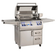 Fire Magic Echelon Diamond E660S 30-Inch Propane Gas Grill W/ One Infrared Burner, Side Burner, Magic View Window, Rotisserie, & Digital Thermometer - E660S-8L1P-62-W - Fire Magic Grills Fire Magic