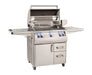 Fire Magic Echelon Diamond E660s 30" Propane Gas Freestanding Grill w/ Flush Mounted Single Side Burner, Backburner, Rotisserie Kit, 1 Sear Burner and Analog Thermometer - E660S-8LAP-62 Fire Magic