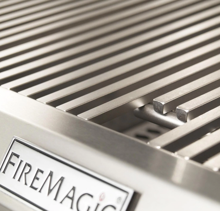 Fire Magic Echelon Diamond E790I 36-Inch Built-In Natural Gas Grill W/ One Infrared Burner, Magic View Window, Rotisserie, & Digital Thermometer - E790I-8L1N-W - Fire Magic Grills Fire Magic
