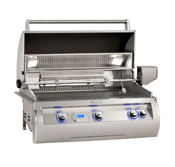 Fire Magic Echelon Diamond E790I 36-Inch Built-In Natural Gas Grill W/ One Infrared Burner, Rotisserie, & Digital Thermometer - E790I-8L1N - Fire Magic Grills Fire Magic