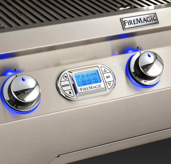 Fire Magic Echelon Diamond E790I 36-Inch Built-In Natural Gas Grill With Rotisserie And Digital Thermometer - E790I-8E1N - Fire Magic Grills