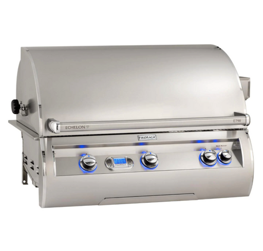 Fire Magic Echelon Diamond E790I 36-Inch Built-In Propane Gas Grill With Rotisserie And Digital Thermometer - E790I-8E1P - Fire Magic Grills Fire Magic