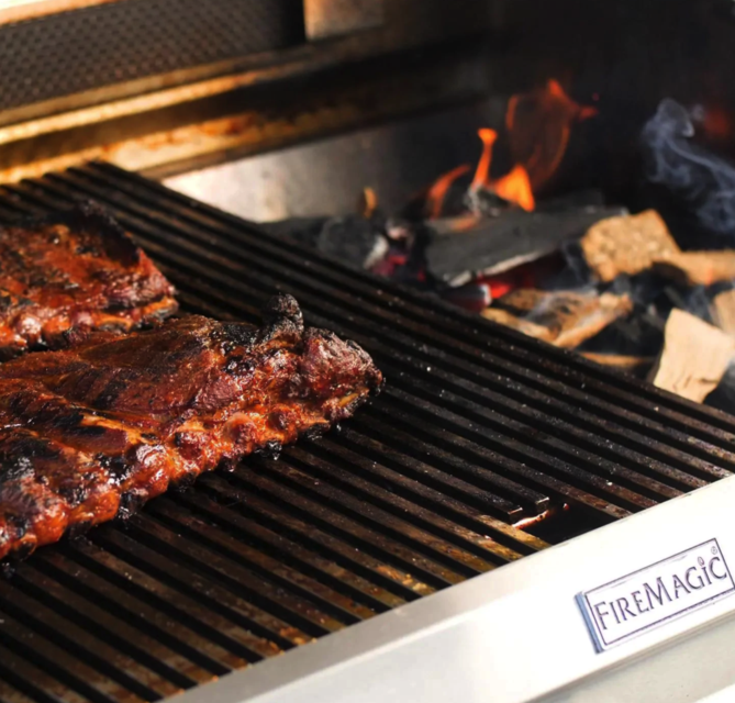 Fire Magic Echelon Diamond E790I 36-Inch Built-In Propane Gas Grill With Rotisserie And Digital Thermometer - E790I-8E1P - Fire Magic Grills Fire Magic
