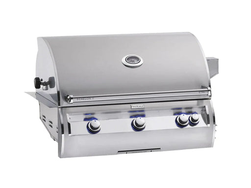 Fire Magic Echelon Diamond E790i 36" Propane Gas Built-In Grill w/ 1 Sear Burner, Backburner, Rotisserie Kit and Analog Thermometer - E790I-8LAP Fire Magic
