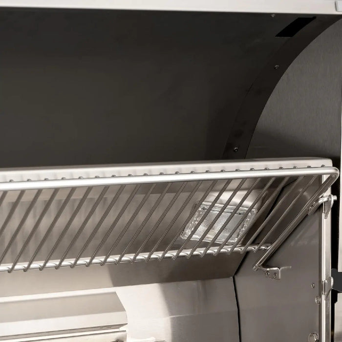 Fire Magic Echelon Diamond E790i 36" Propane Gas Built-In Grill w/ 1 Sear Burner, Backburner, Rotisserie Kit, Magic View Window and Analog Thermometer - E790I-8LAP-W Fire Magic