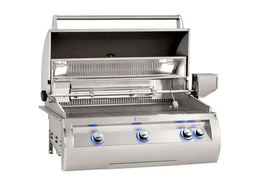 Fire Magic Echelon Diamond E790i 36" Propane Gas Built-In Grill w/ Backburner, Rotisserie Kit and Analog Thermometer - E790I-8EAP Fire Magic