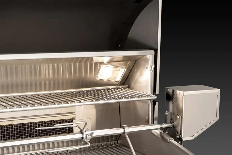 Fire Magic Echelon Diamond E790i 36" Propane Gas Built-In Grill w/ Backburner, Rotisserie Kit, Magic View Window and Analog Thermometer - E790I-8EAP-W Fire Magic