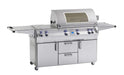 Fire Magic Echelon Diamond E790s 36" Freestanding Gas Grill With Rotisserie, Infrared Burner, Double Side Burner, Digital Thermometer & Magic View Window, Propane - E790S-8L1P-71-W Fire Magic