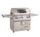 Fire Magic Echelon Diamond E790S 36-Inch Natural Gas Grill W/ Side Burner, One Infrared Burner, Magic View Window, Rotisserie, & Digital Thermometer - E790S-8L1N-62-W - Fire Magic Grills Fire Magic