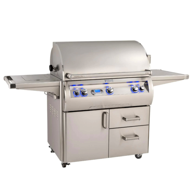 Fire Magic Echelon Diamond E790S 36-Inch Natural Gas Grill W/ Side Burner, One Infrared Burner, Rotisserie, & Digital Thermometer - E790S-8L1N-62 - Fire Magic Grills Fire Magic