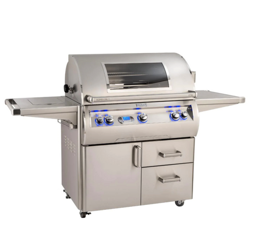 Fire Magic Echelon Diamond E790S 36-Inch Propane Gas Grill W/ Side Burner, Magic View Window, Rotisserie, & Digital Thermometer - E790S-8E1P-62-W - Fire Magic Grills Fire Magic