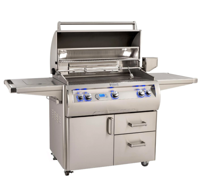 Fire Magic Echelon Diamond E790S 36-Inch Propane Gas Grill W/ Side Burner, One Infrared Burner, Rotisserie, & Digital Thermometer - E790S-8L1P-62 - Fire Magic Grills Fire Magic
