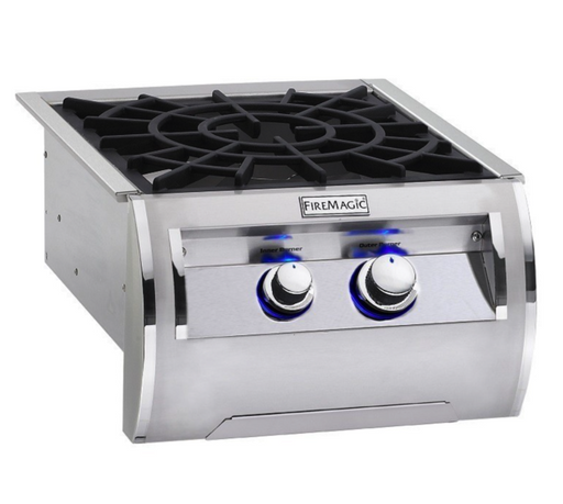Fire Magic Echelon Power Burner with Porcelain Cast Iron Grid, Liquid Propane - 19-5B0P-0 - Fire Magic Grills Fire Magic