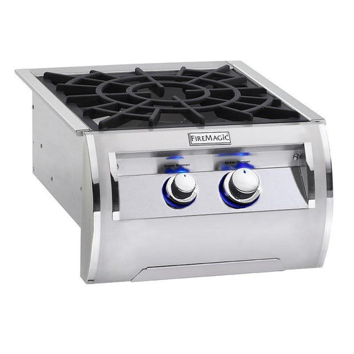 Fire Magic Echelon Power Burner with Porcelain Cast Iron Grid, Natural Gas - 19-5B0N-0 Fire Magic