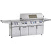 Fire Magic Grills Echelon Diamond E1060s 48-Inch Natural Gas Grill With Power Burner, One Infrared Burner & Magic View Window - E1060S-8L1N-51-W Fire Magic