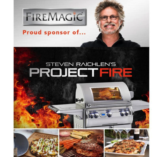 Fire Magic Legacy Deluxe Gourmet Built-In Propane Gas Countertop Grill - 3C-S1S1P-A Fire Magic