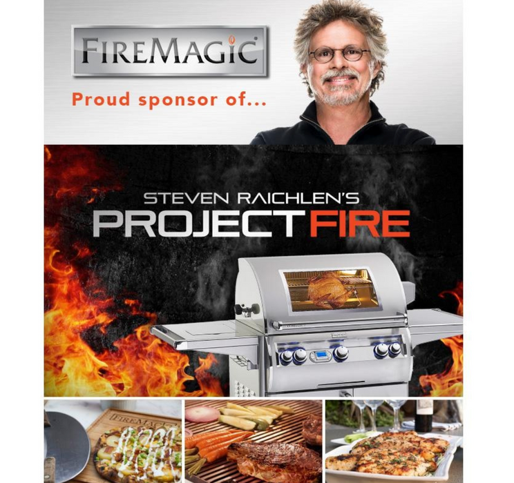 Fire Magic Legacy Regal I Propane Gas Countertop Grill With Rotisserie - 34-S2S1P-A - Fire Magic Grills Fire Magic
