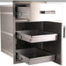 Fire Magic Premium Flush 20-Inch Pantry / Access Drawer Combo - 54020S - Fire Magic Grills Fire Magic